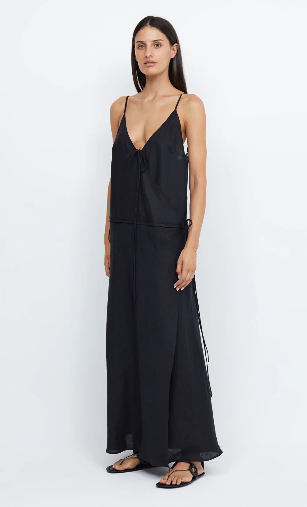 BEC + BRIDGE - JAYDEN WRAP MAXI DRESS (BLACK)  FINAL SALE - Image 3