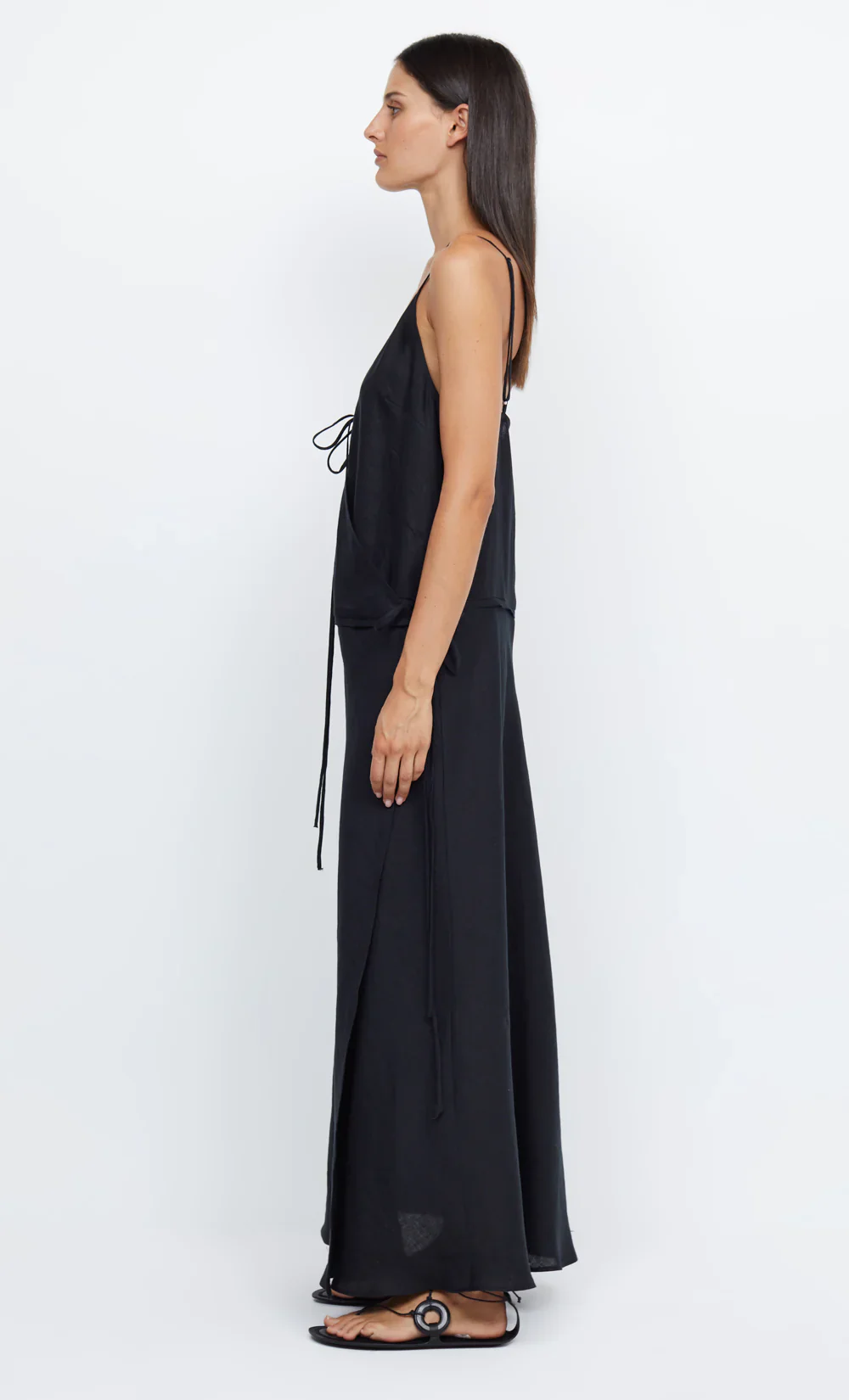 BEC + BRIDGE - JAYDEN WRAP MAXI DRESS (BLACK)  FINAL SALE - Image 4