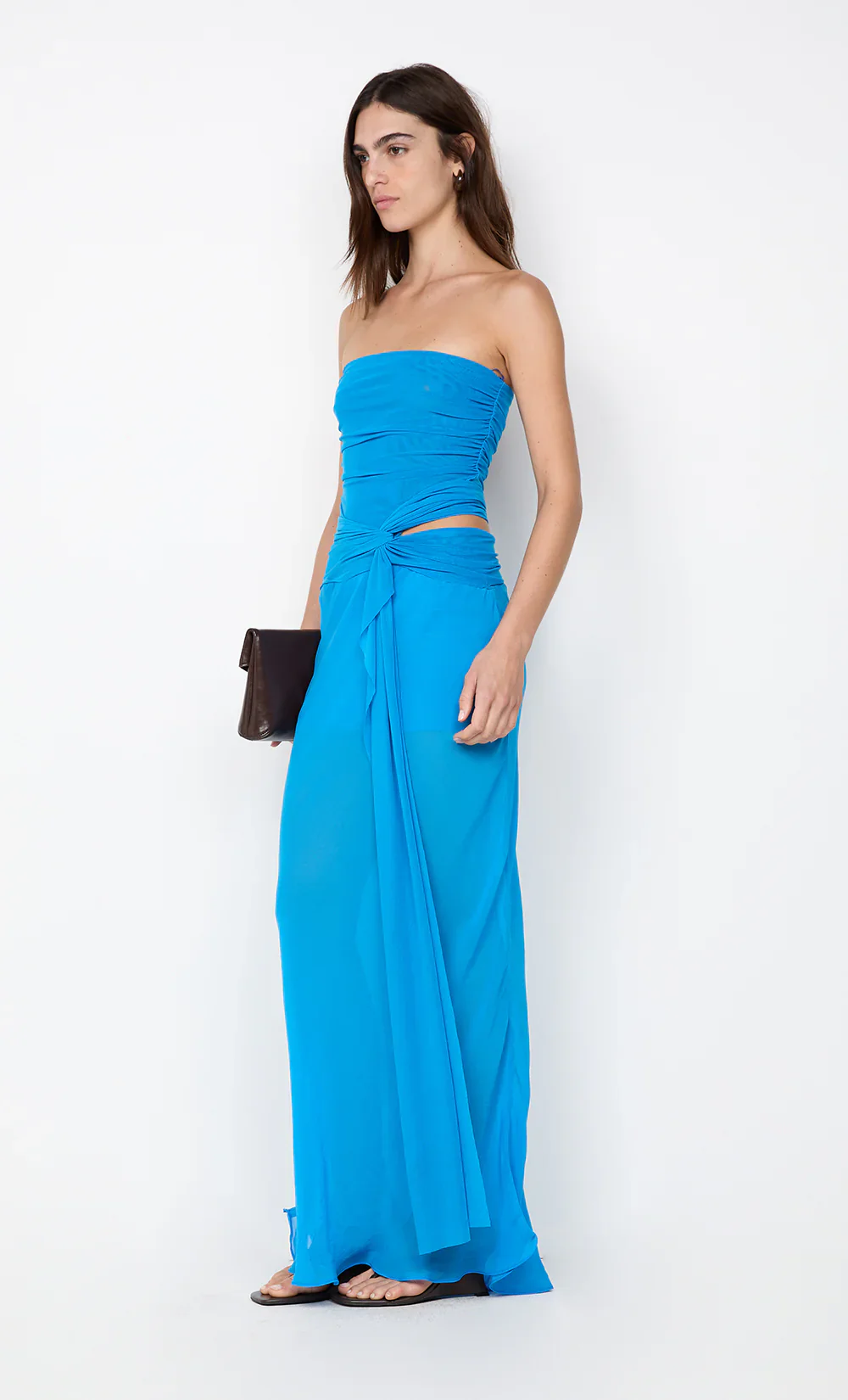 BEC + BRIDGE - JEHNAYA STRAPLESS MAXI DRESS (ASTER BLUE) - Image 5