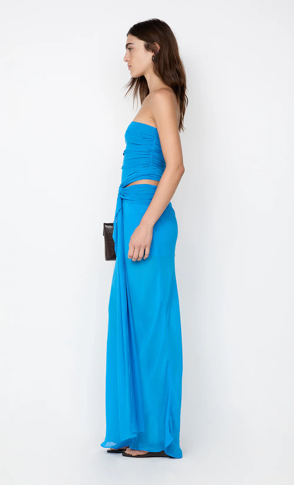 BEC + BRIDGE - JEHNAYA STRAPLESS MAXI DRESS (ASTER BLUE) - Image 6