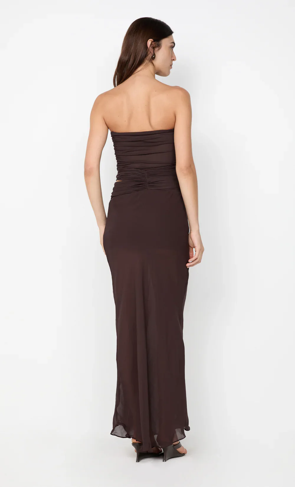 BEC + BRIDGE - JEHNAYA STRAPLESS MAXI DRESS (DARK CHOCOLATE) - Image 2