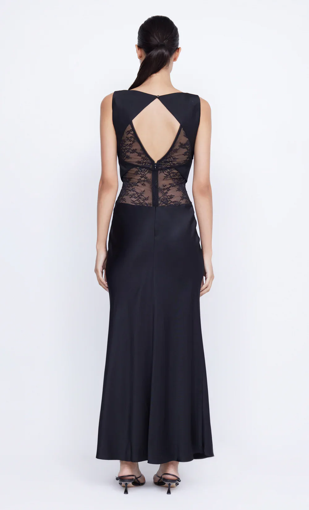 BEC + BRIDGE - JULIETTE V NECK MAXI DRESS (BLACK) FINAL SALE - Image 4