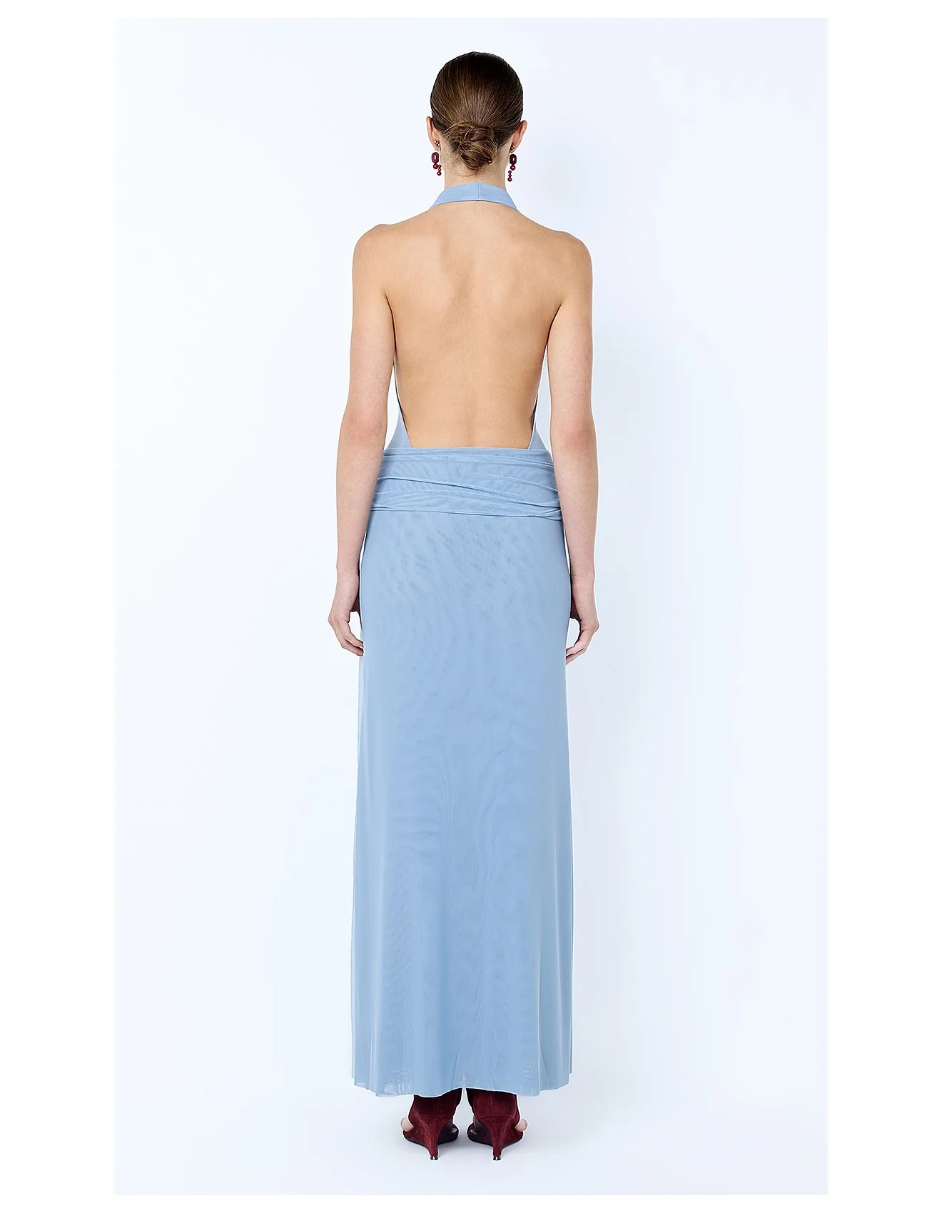 BEC + BRIDGE - JUNIPER HALTER DRESS (BLUE DENIM) - Image 2