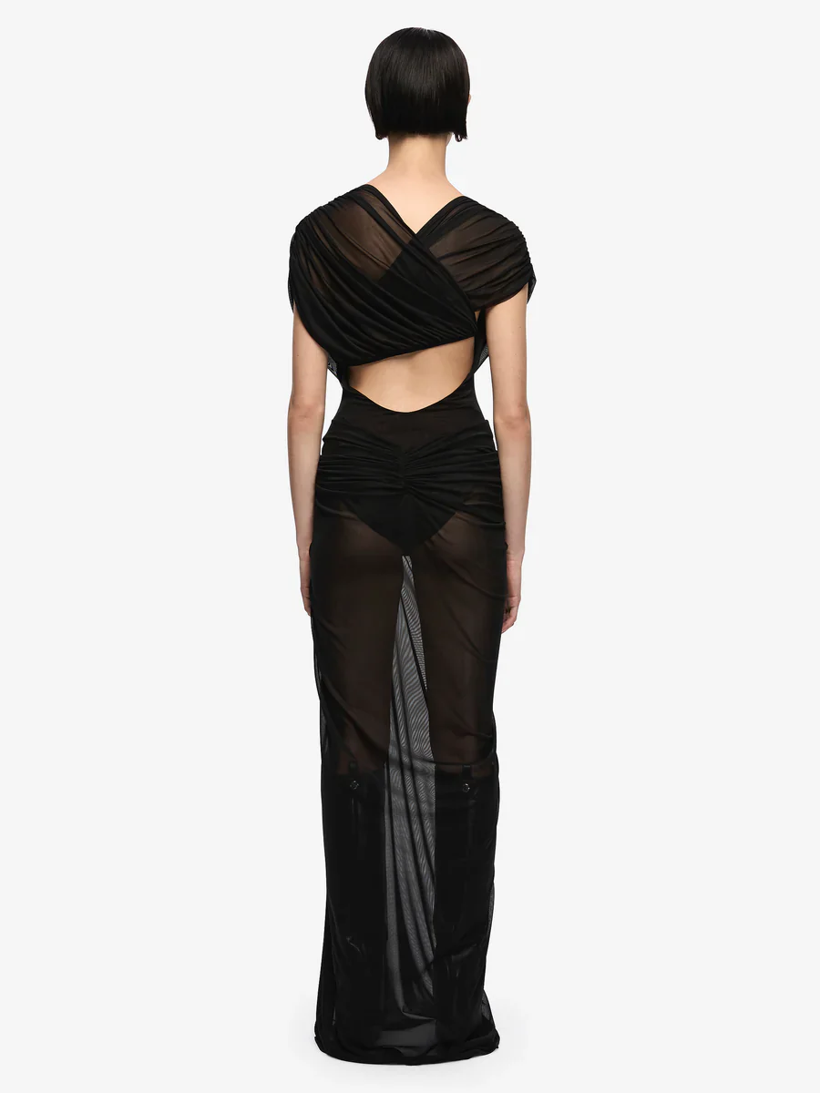 BEC + BRIDGE - LEIA DRAPE MAXI DRESS (BLACK) - Image 3