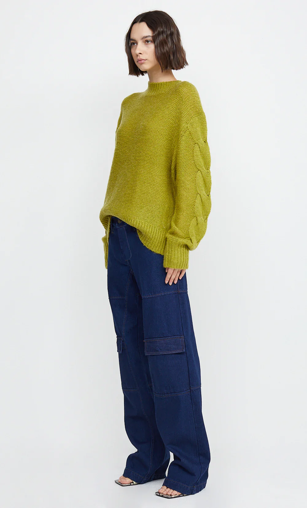 BEC + BRIDGE - MARION KNIT JUMPER (Fern Green) - Image 3