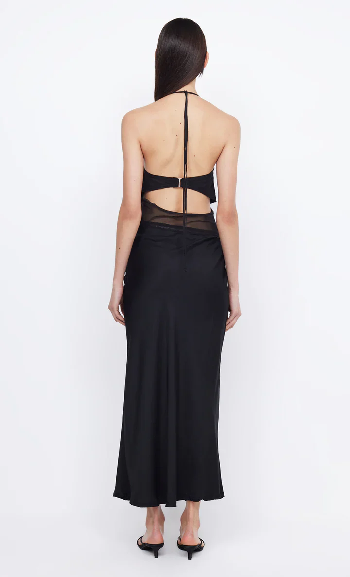 BEC + BRIDGE - MAX HALTER MAXI DRESS (BLACK)  FINAL SALE - Image 2