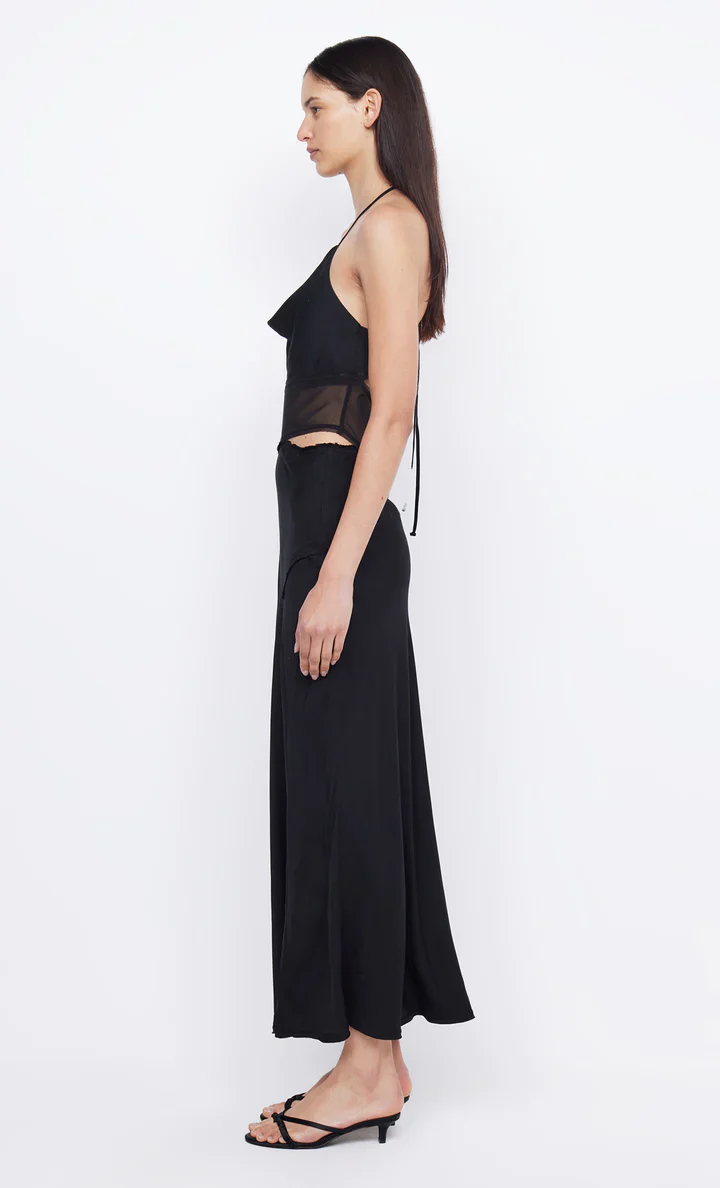 BEC + BRIDGE - MAX HALTER MAXI DRESS (BLACK)  FINAL SALE - Image 4