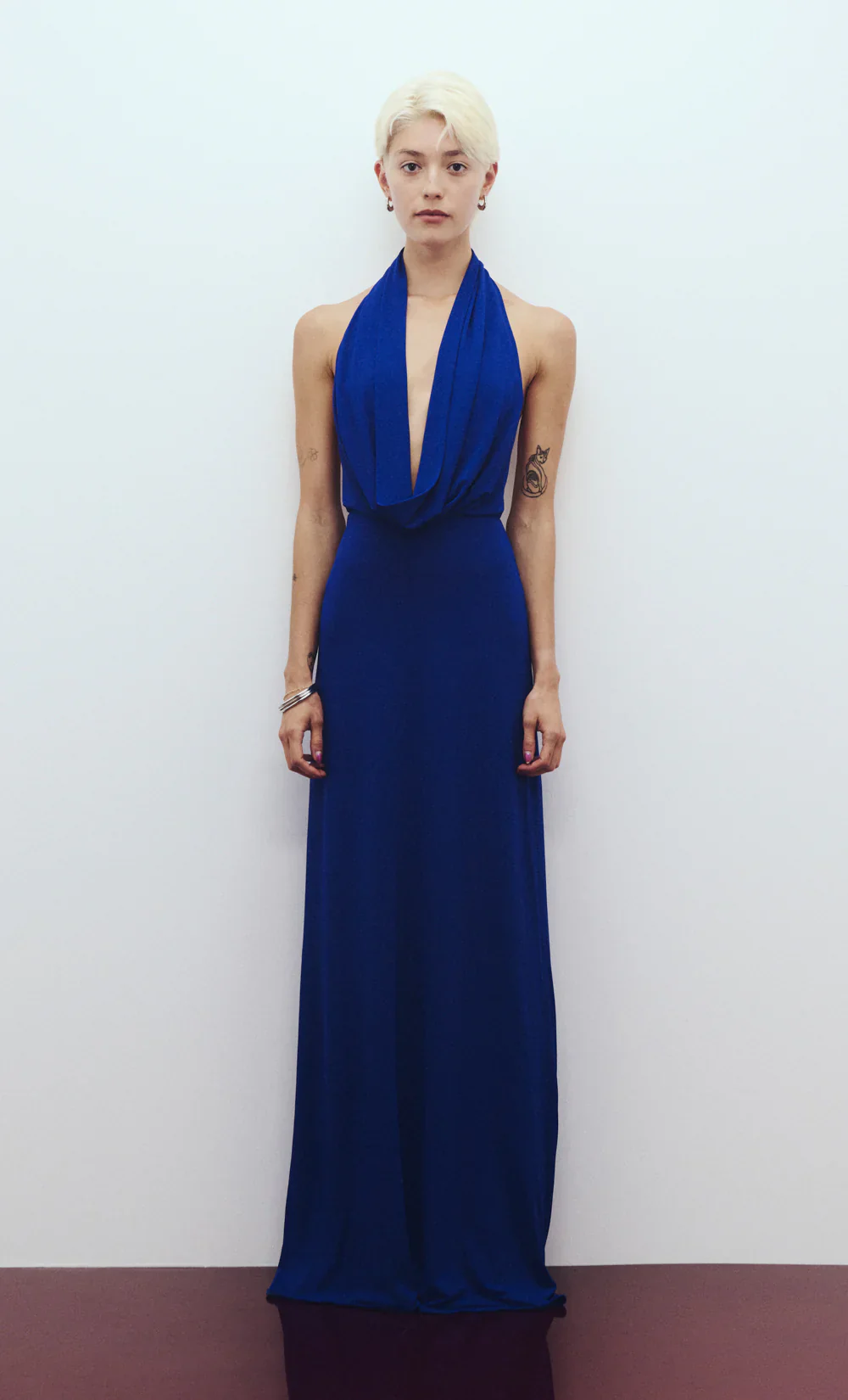 BEC + BRIDGE - NESSIE COWL NECK MAXI DRESS (ULTRA MARINE BLUE) - Image 6
