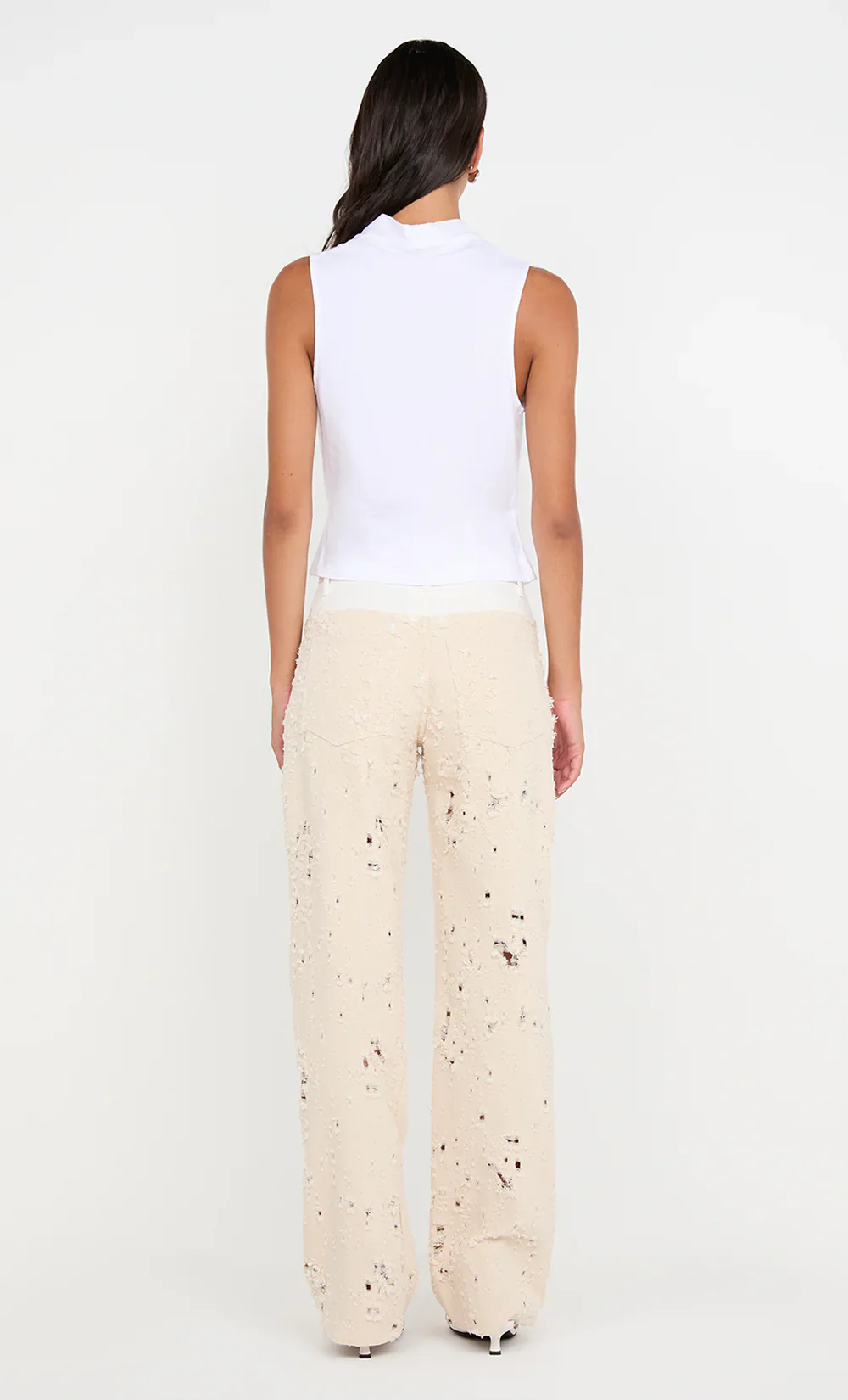 BEC + BRIDGE - QUINN PANT (NATURAL / WHITE) - Image 4