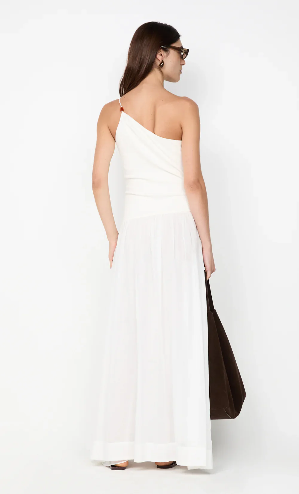 BEC + BRIDGE - SABRINE ASYM MAXI DRESS (IVORY) - Image 5
