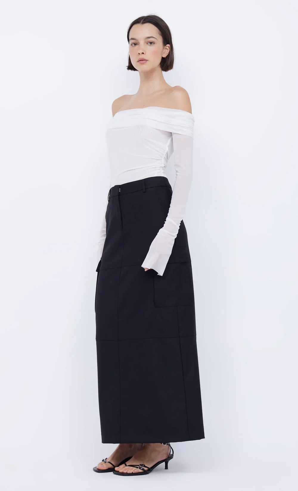 BEC + BRIDGE - SASHAY LONG SLEEVE TOP (IVORY) - Image 3