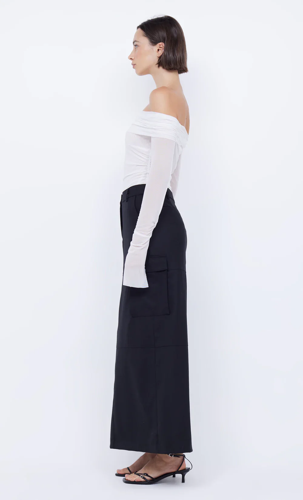 BEC + BRIDGE - SASHAY LONG SLEEVE TOP (IVORY) - Image 4