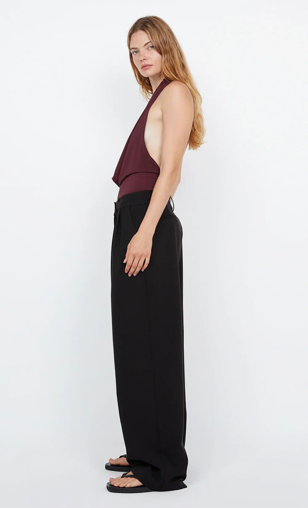 BEC + BRIDGE - SONNIE HALTER TOP (PLUM) - Image 5