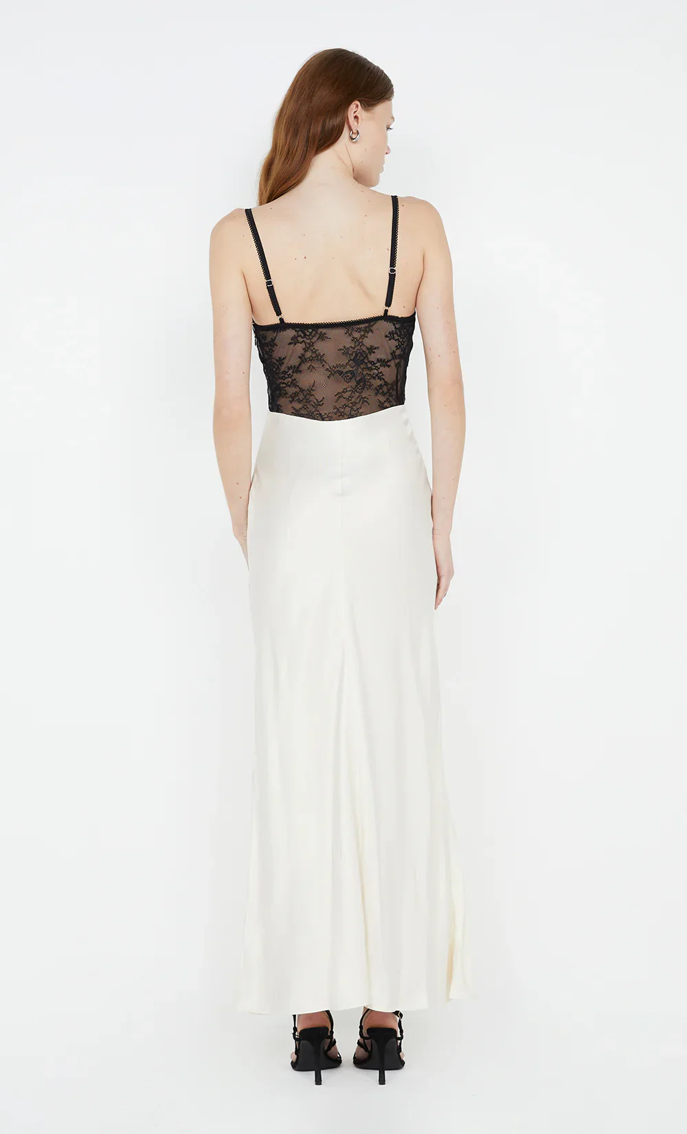BEC + BRIDGE - TEREZA KEYHOLE DRESS (IVORY BLACK) - Image 4