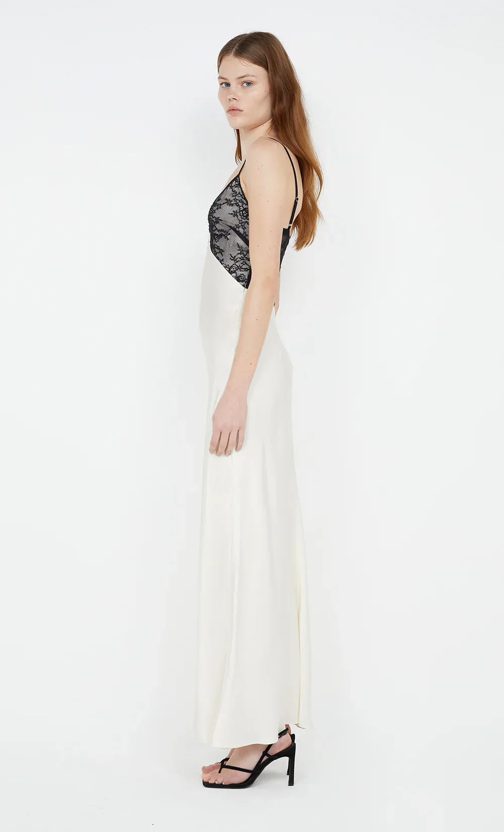 BEC + BRIDGE - TEREZA KEYHOLE DRESS (IVORY BLACK) - Image 6
