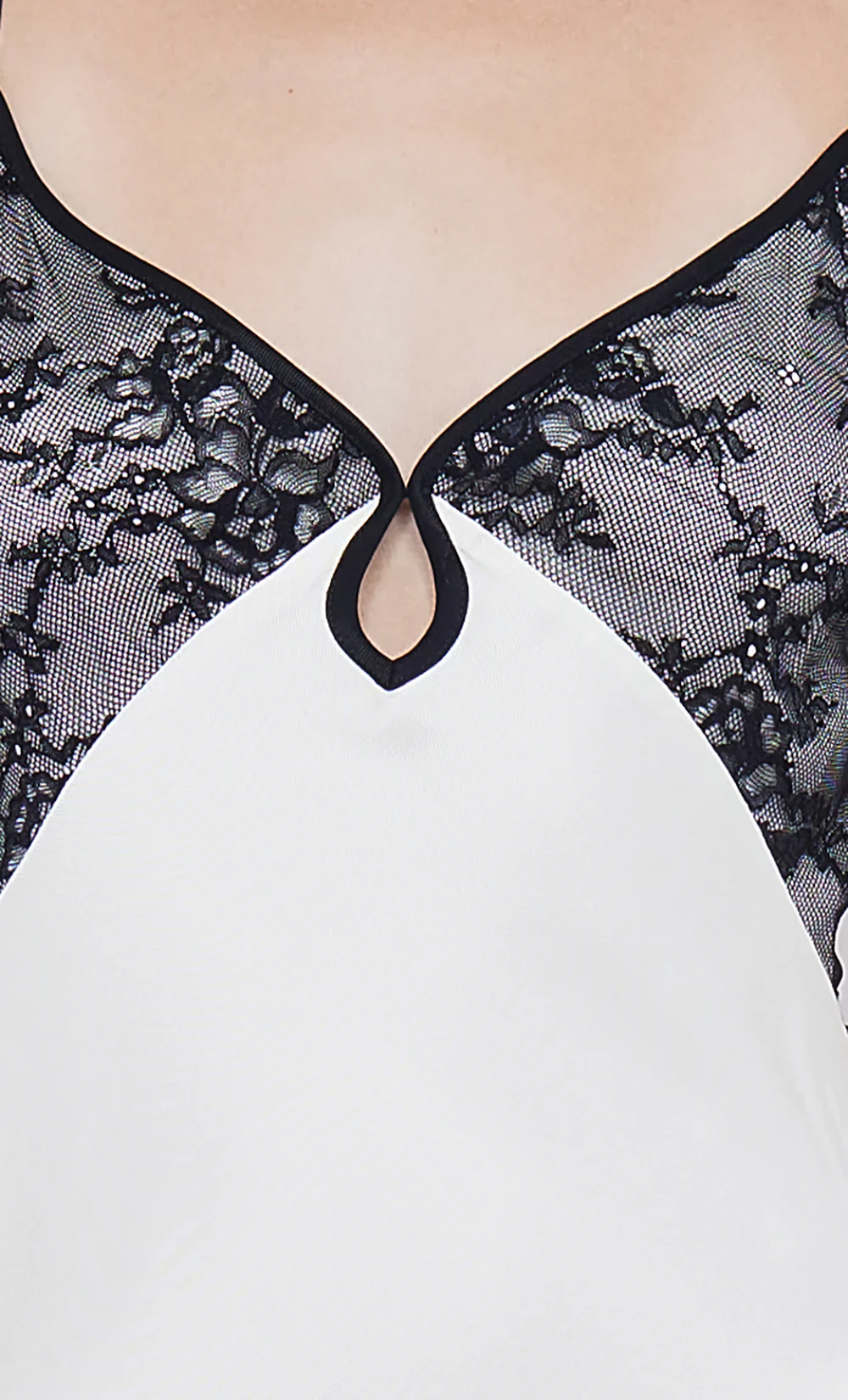 BEC + BRIDGE - TEREZA KEYHOLE DRESS (IVORY BLACK) - Image 7