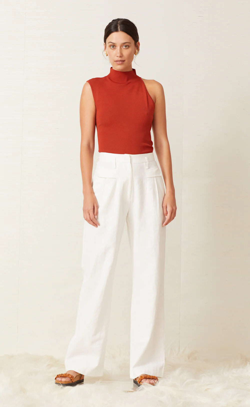 BEC & BRIDGE - Twist Knit Top (Rust) - Image 5