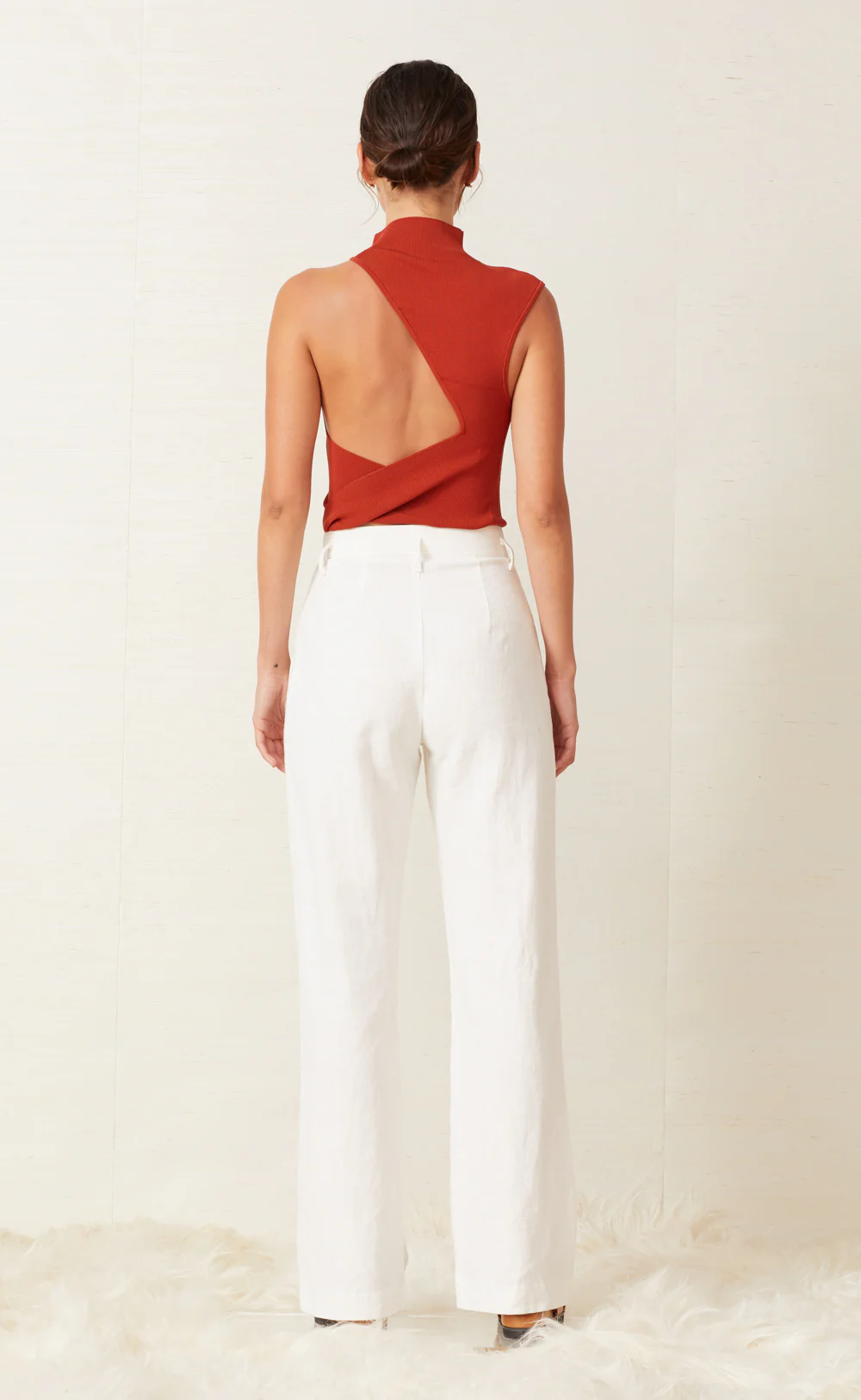 BEC & BRIDGE - Twist Knit Top (Rust) - Image 6