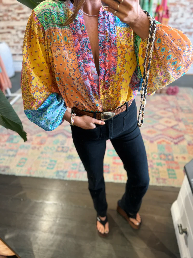 BOTEH - BON BON POEME BLOUSE (MOSAIC) - Image 8