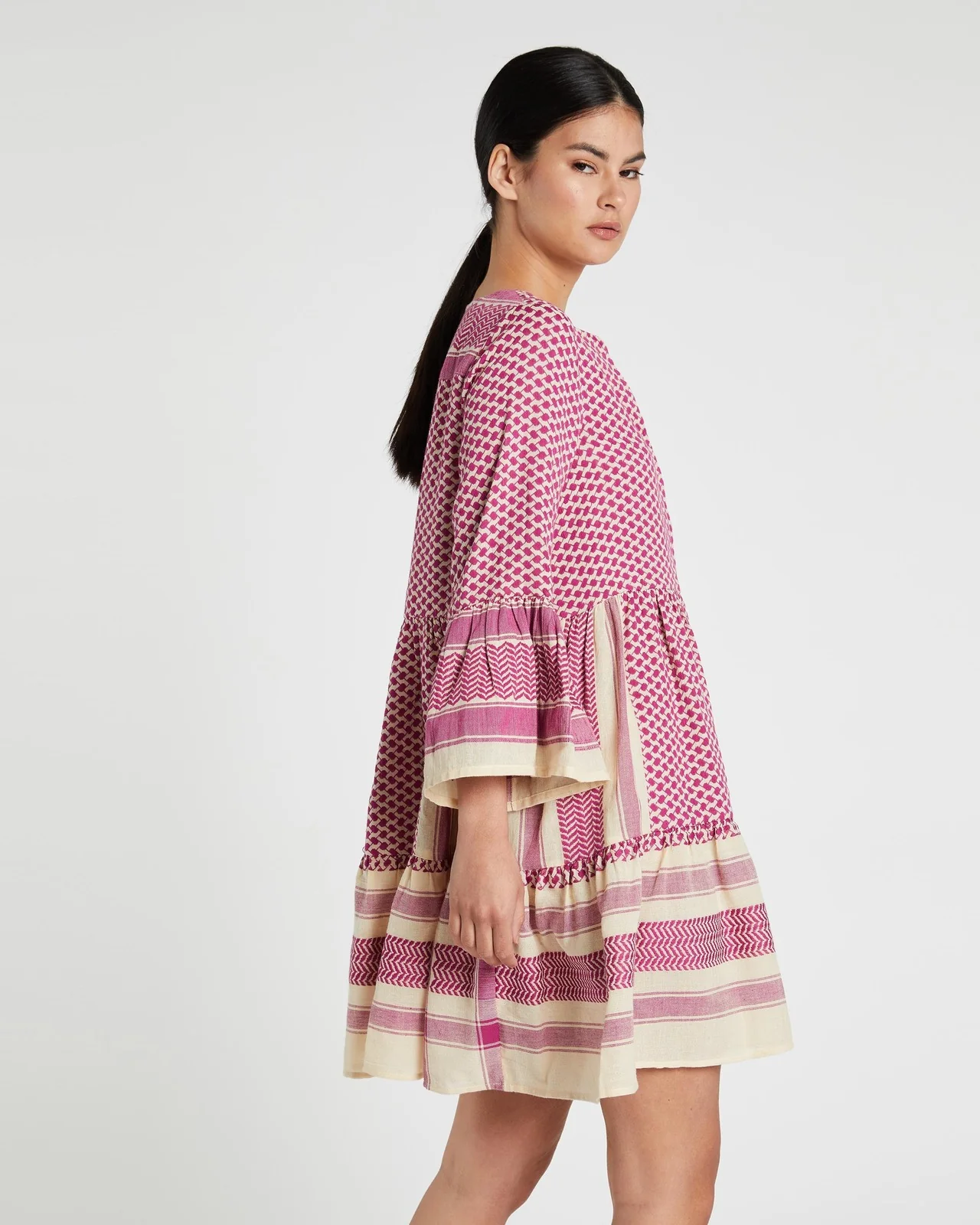 CECILIE COPENHAGEN - Julia Dress (Fuschia) - Image 4