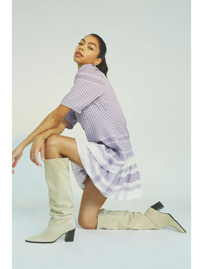 CECILIE COPENHAGEN - Olivia Dress (Lavender Fog) - Image 4