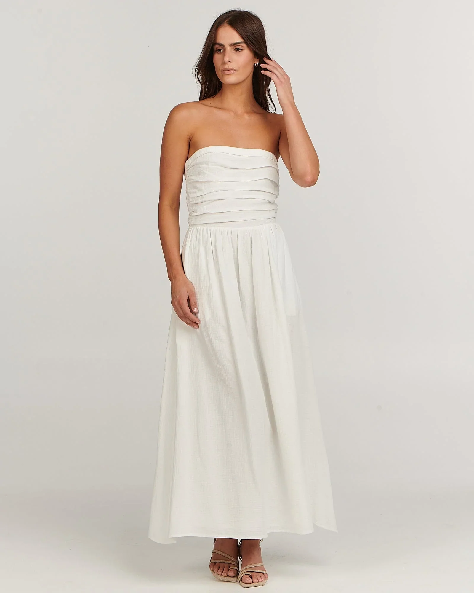 Charlie Holiday - Harriet Midi Dress (WHITE) - Image 4