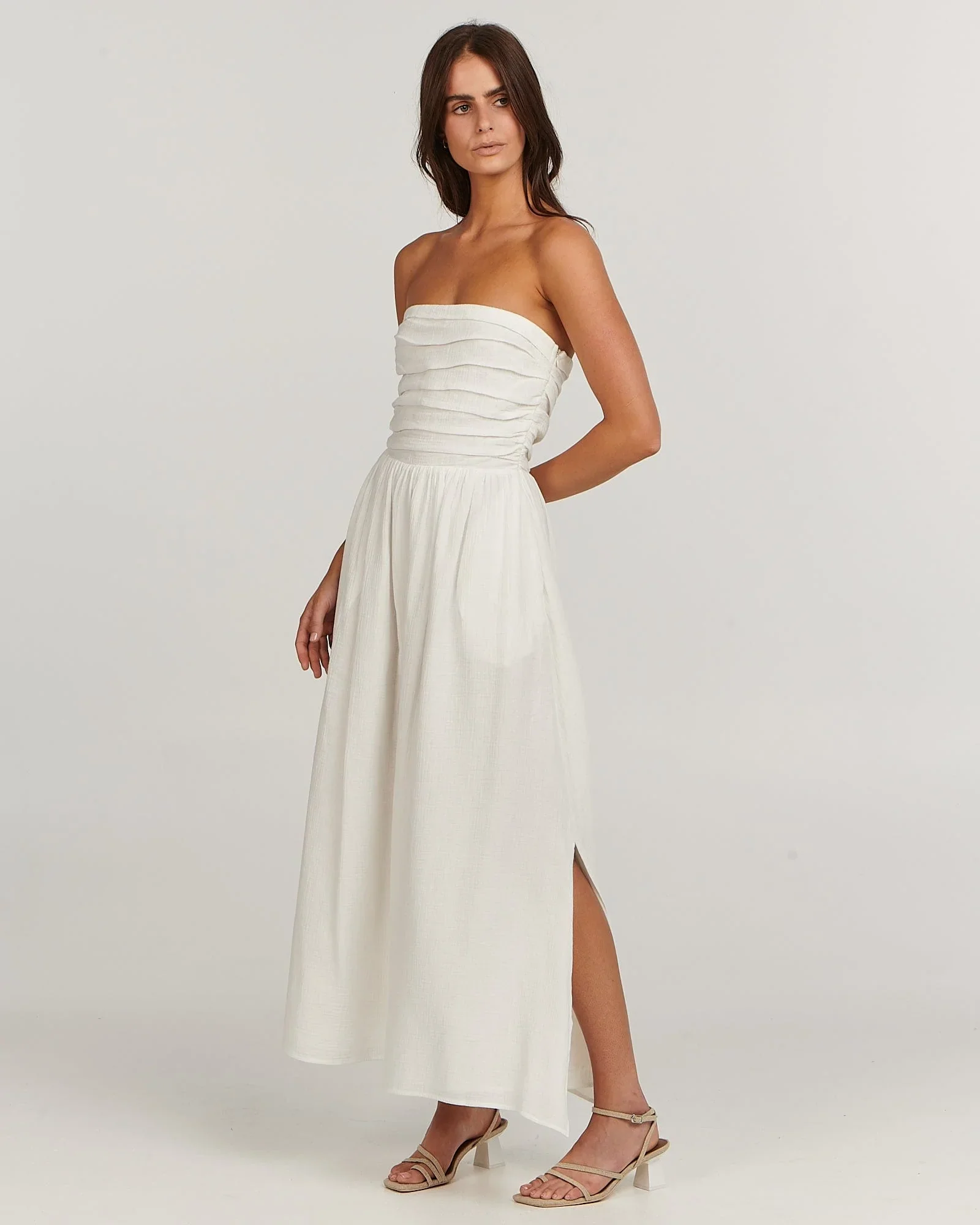 Charlie Holiday - Harriet Midi Dress (WHITE) - Image 5