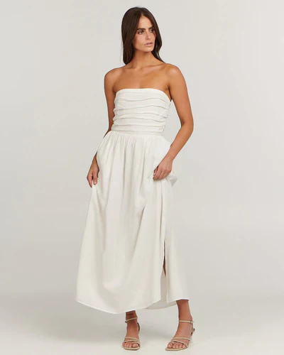 Charlie Holiday - Harriet Midi Dress (WHITE) - Image 6