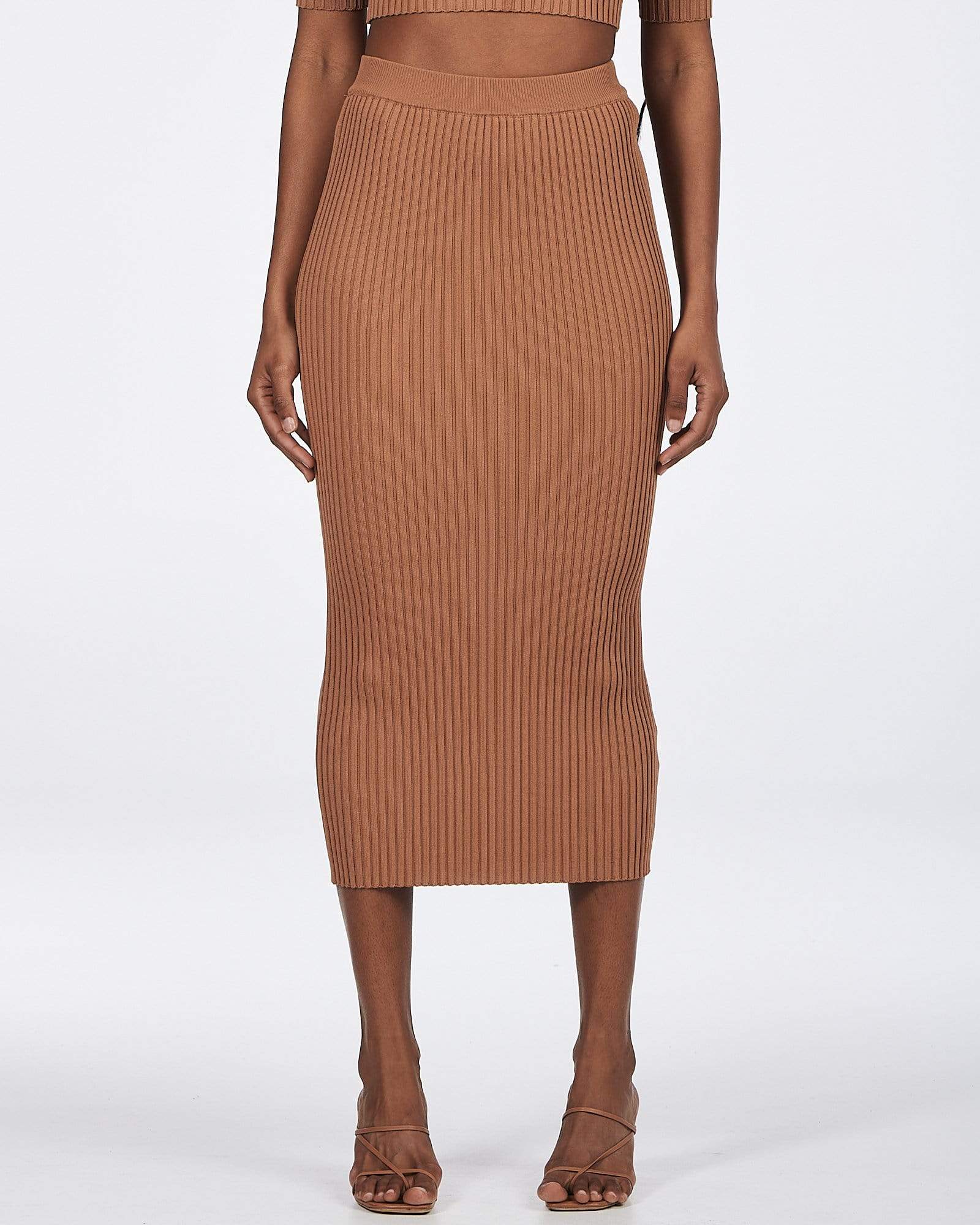 CHARLIE HOLIDAY - Violet Maxi Skirt (Chocolate) - Image 3