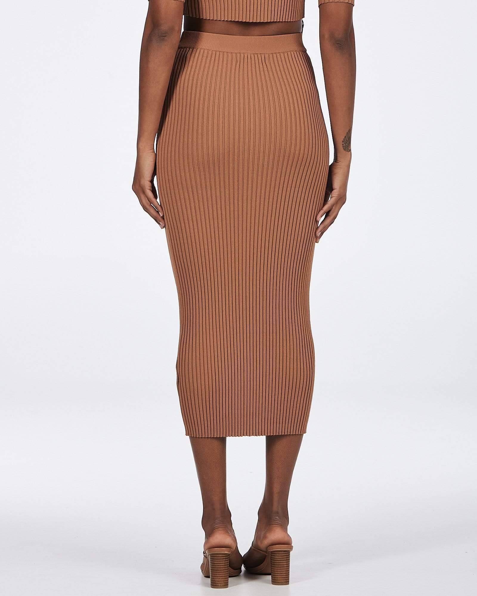 CHARLIE HOLIDAY - Violet Maxi Skirt (Chocolate) - Image 5