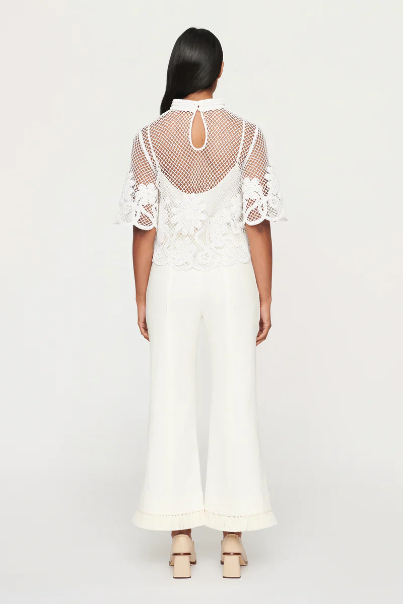 CLEA - AMAANI LACE TEE (WHITE) - Image 4