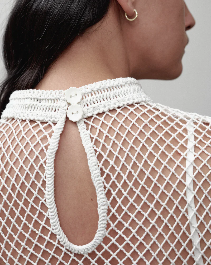 CLEA - AMAANI LACE TEE (WHITE) - Image 5