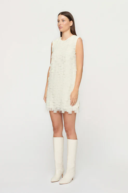 CLEA - BLAKE MINI DRESS (OAT) - Image 3