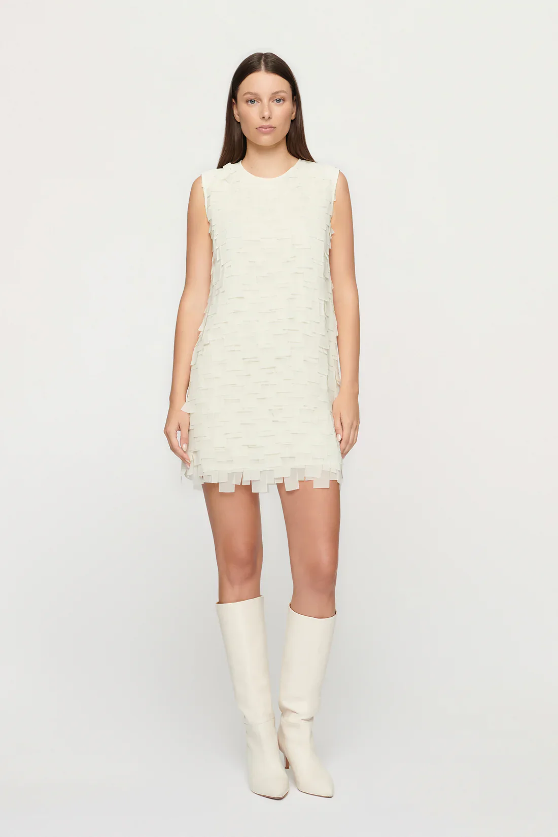 CLEA - BLAKE MINI DRESS (OAT) - Image 4