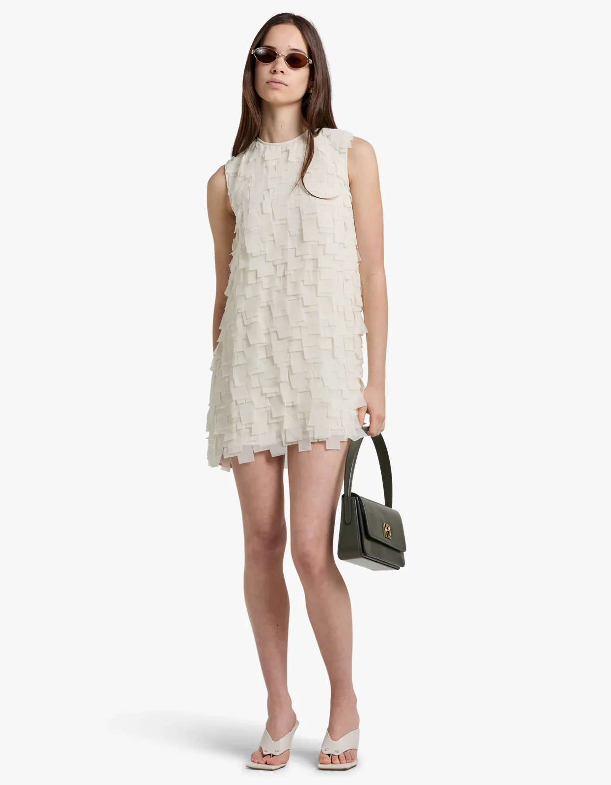 CLEA - BLAKE MINI DRESS (OAT) - Image 6