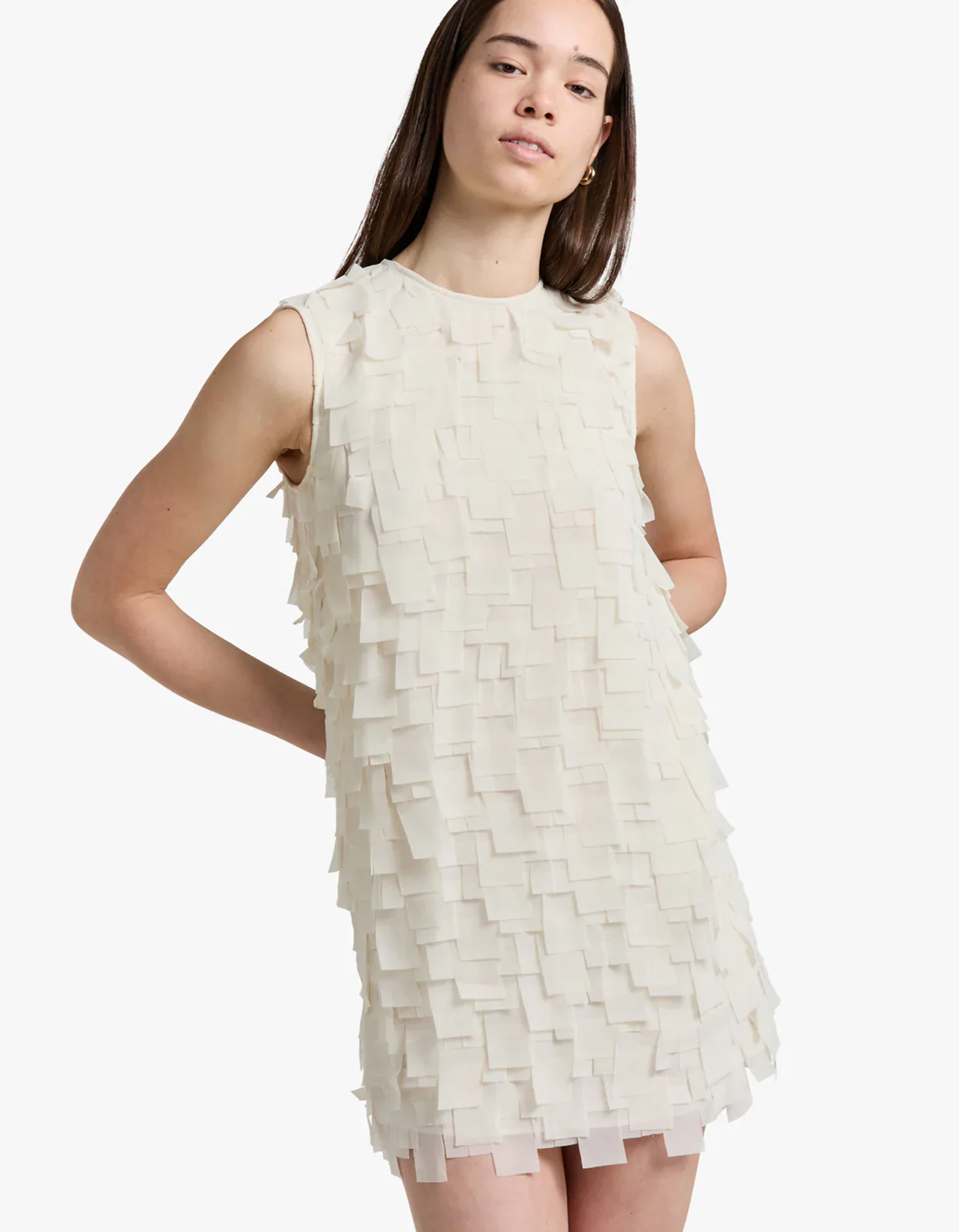 CLEA - BLAKE MINI DRESS (OAT) - Image 7