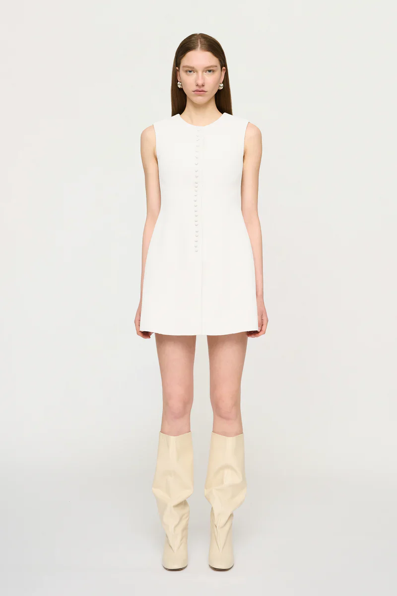 CLEA - CEDAR MINI DRESS (OFF WHITE)