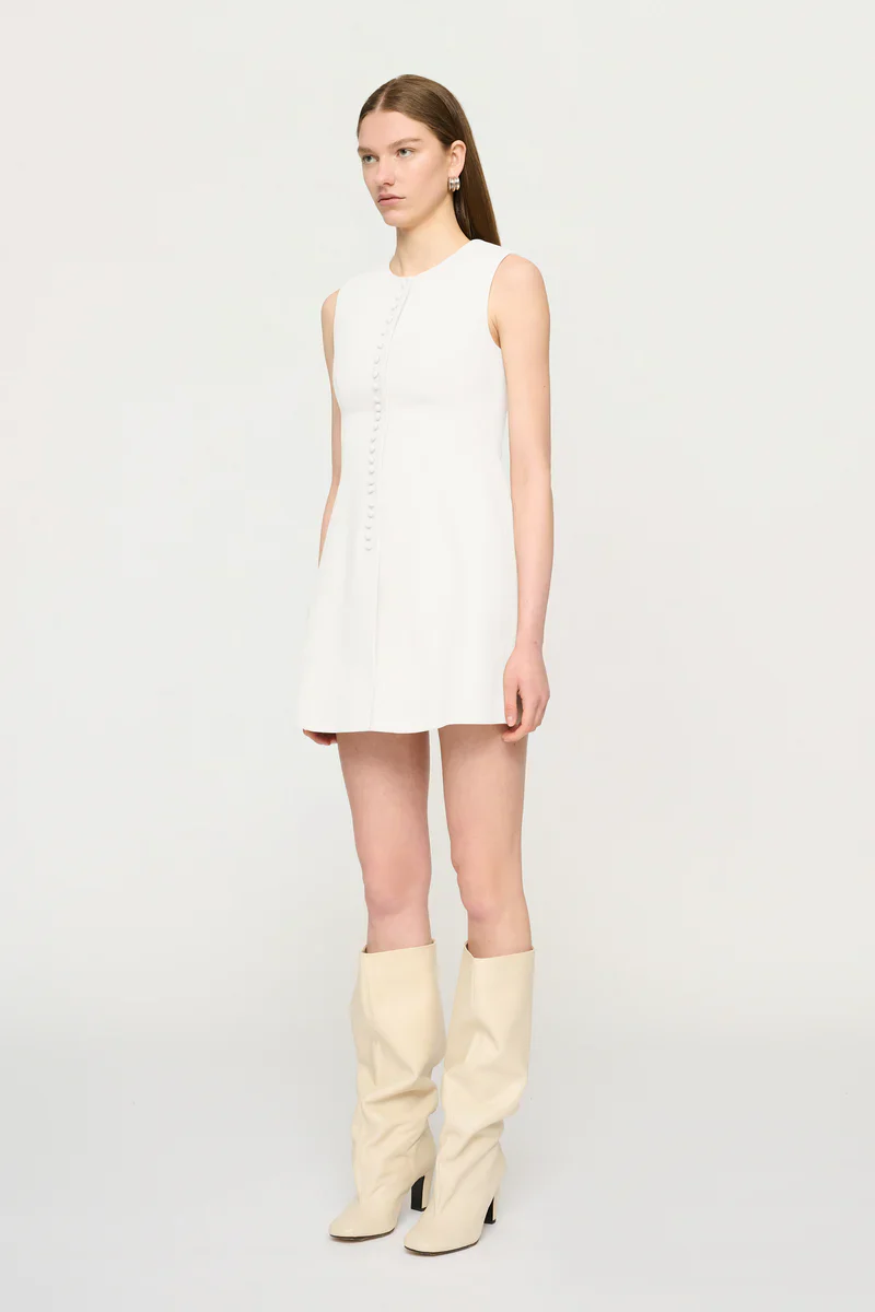 CLEA - CEDAR MINI DRESS (OFF WHITE) - Image 4