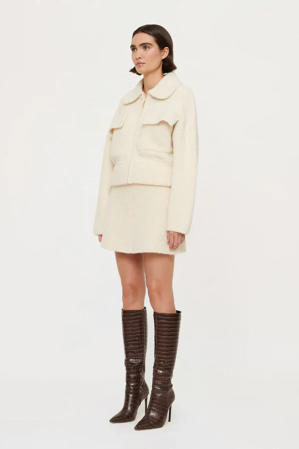 CLEA - Chloe Boucle Skirt - Image 3