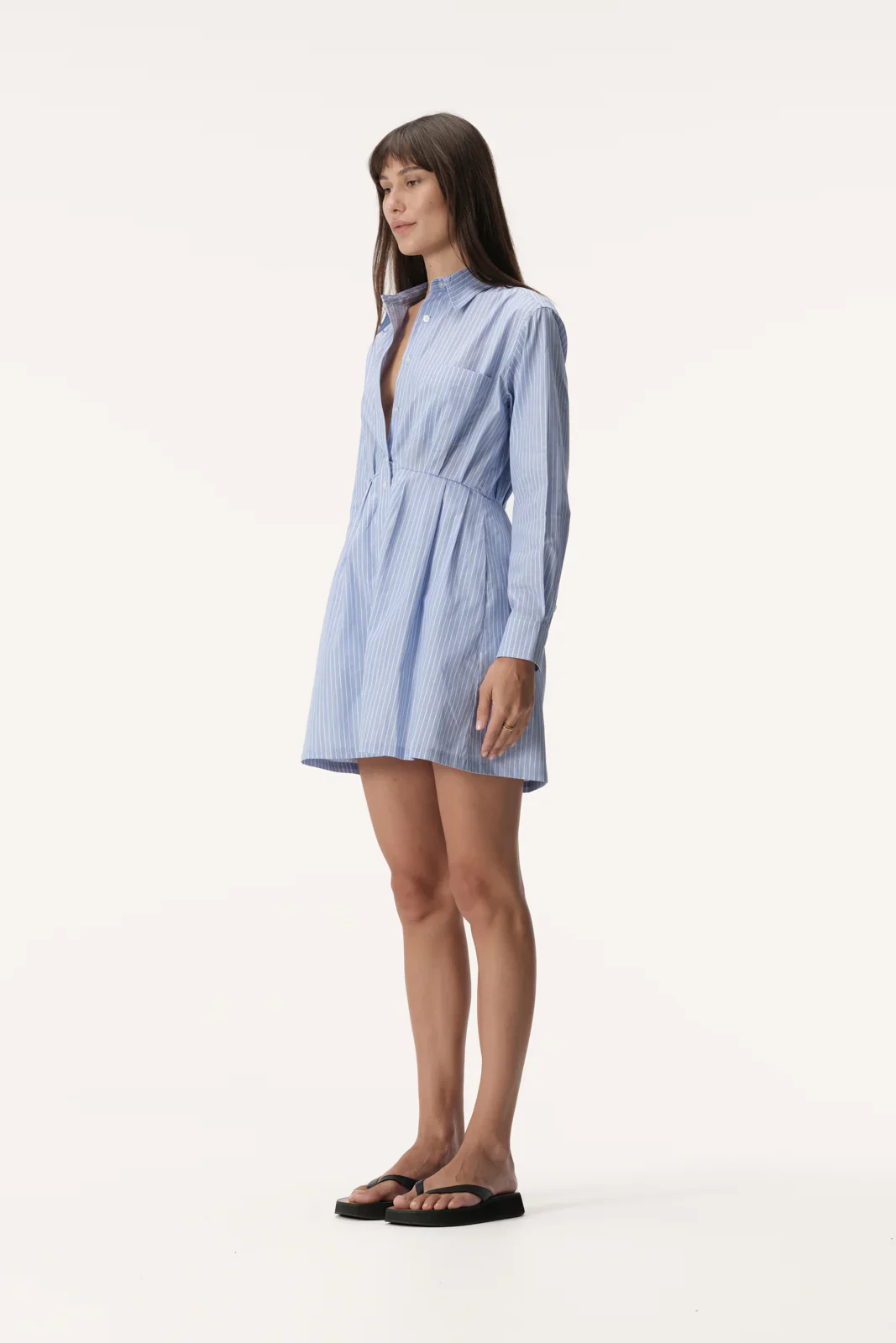 ELKA COLLECTIVE- CHARLOTTE DRESS (BLUE STRIPE) - Image 4