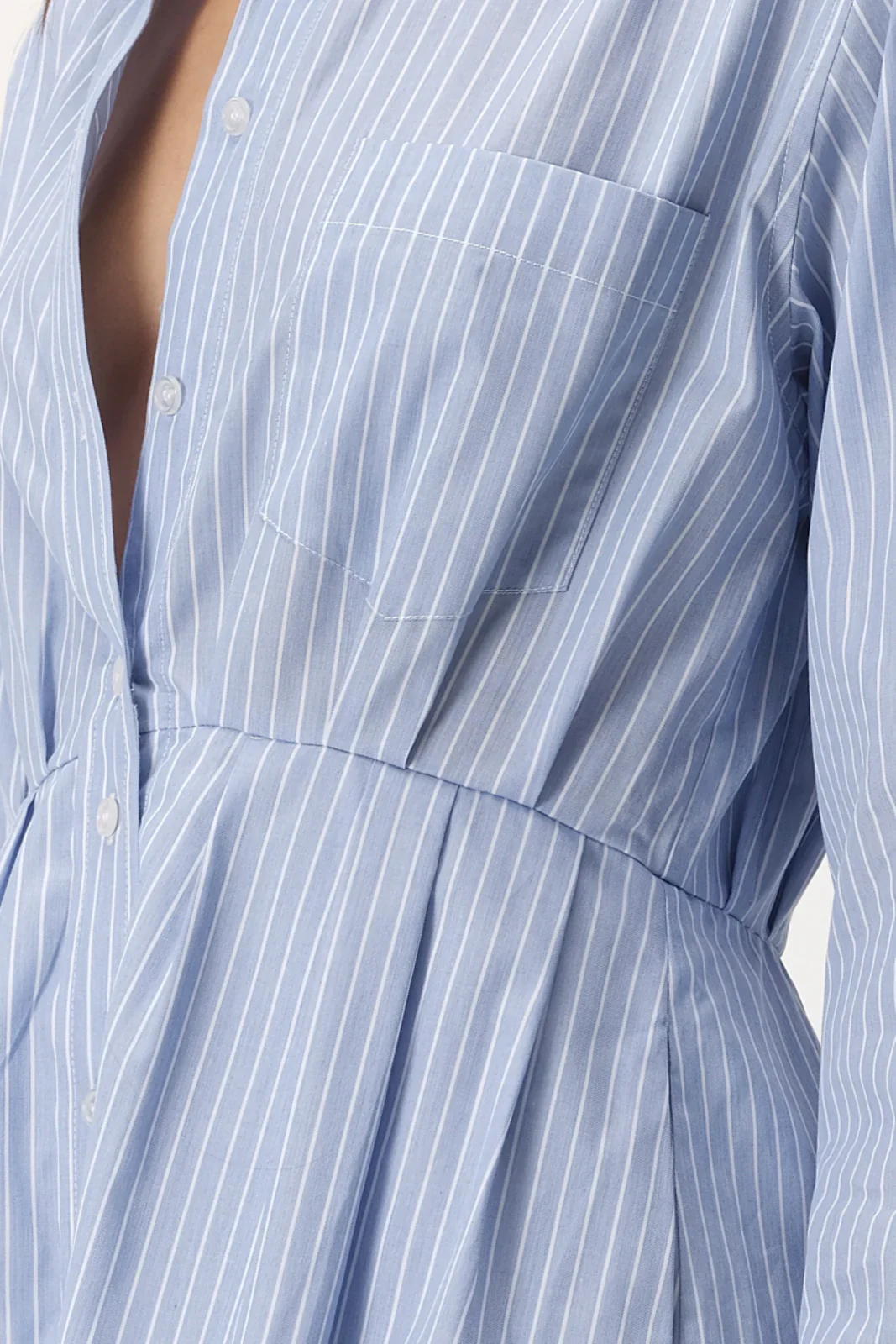 ELKA COLLECTIVE- CHARLOTTE DRESS (BLUE STRIPE) - Image 7