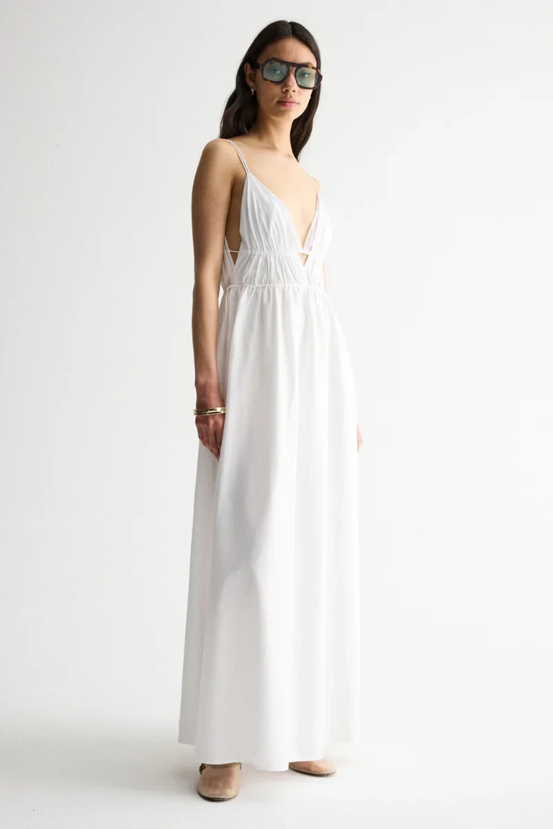 ELKA COLLECTIVE - CLOVE DRESS (WHITE)