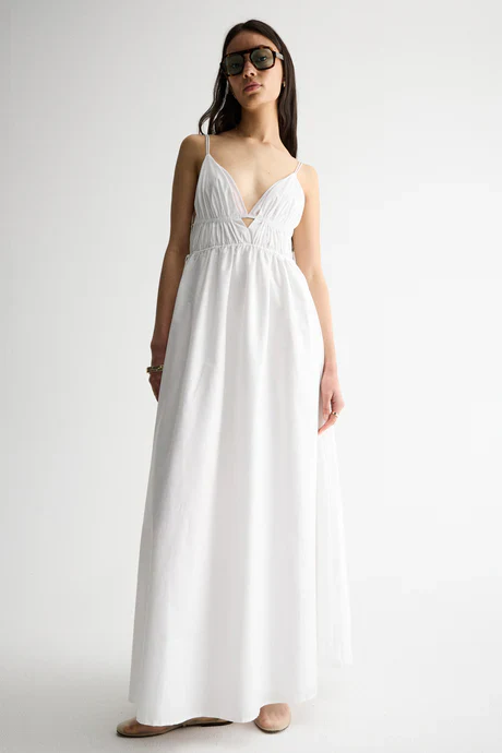 ELKA COLLECTIVE - CLOVE DRESS (WHITE) - Image 3