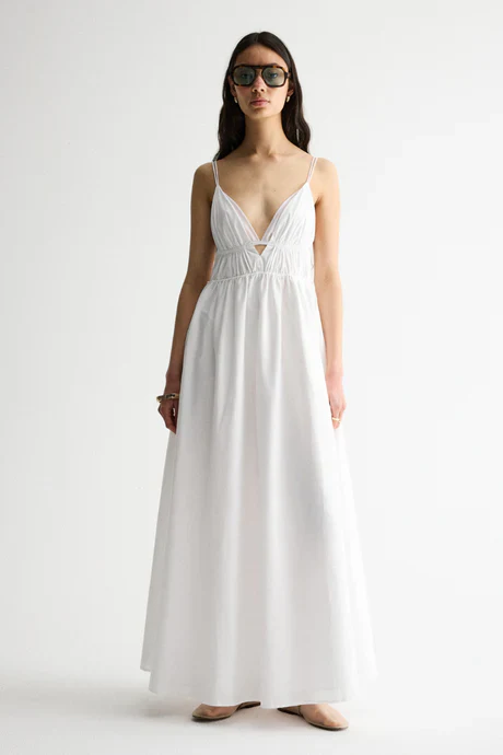 ELKA COLLECTIVE - CLOVE DRESS (WHITE) - Image 4