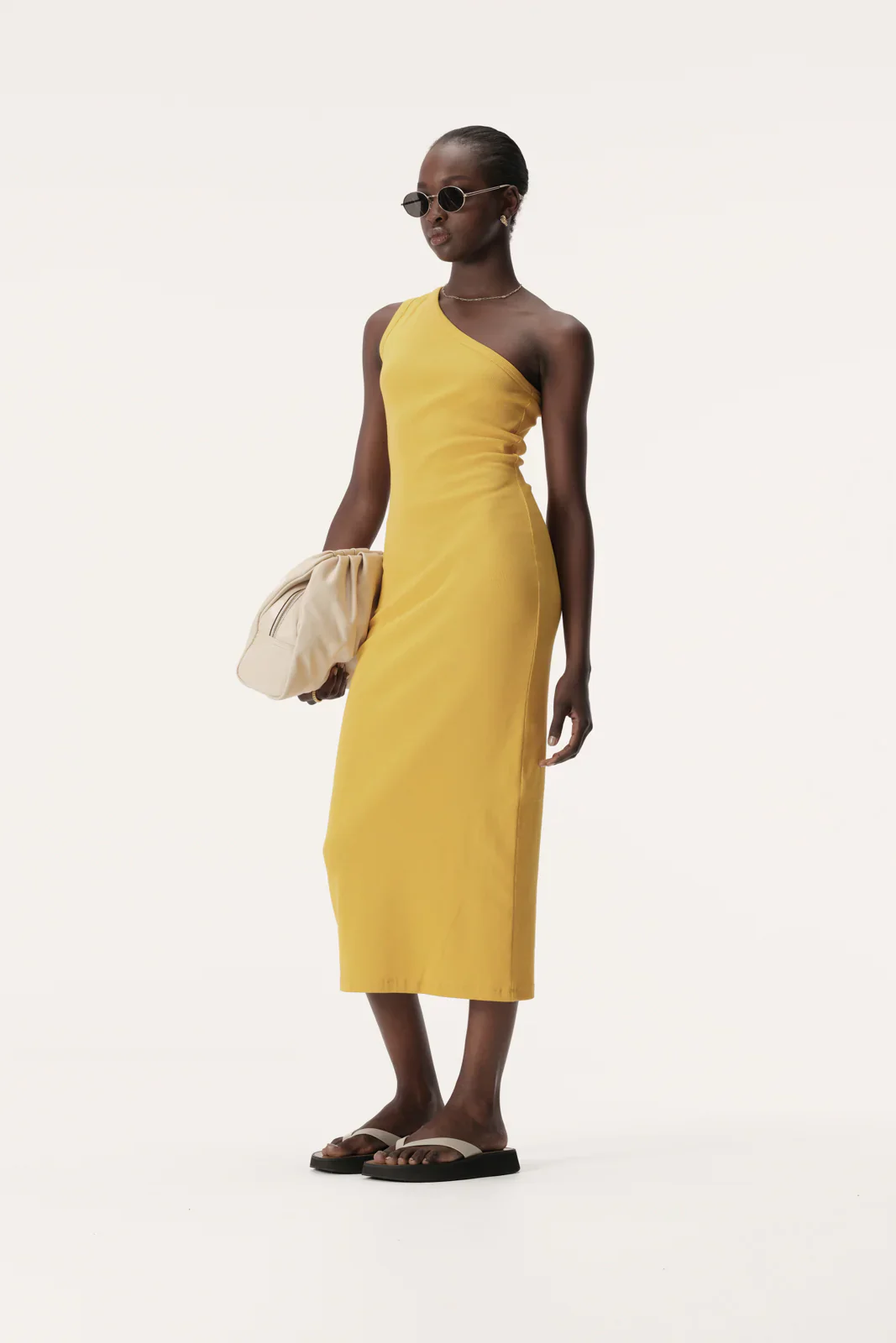 ELKA COLLECTIVE - FERNANDA DRESS (MARIGOLD) - Image 3