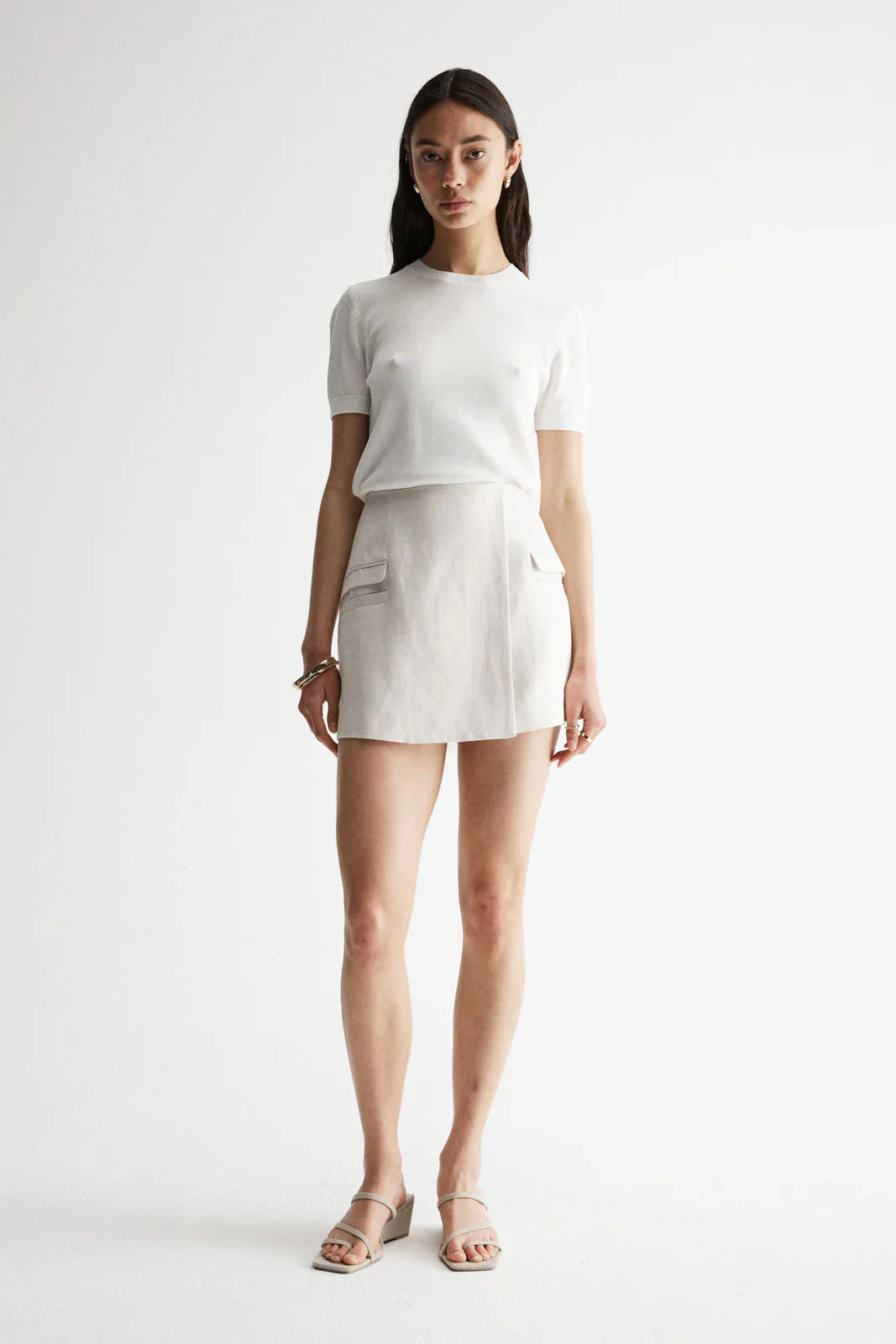 ELKA COLLECTIVE - FLORETTA SKIRT (NATURAL) - Image 4