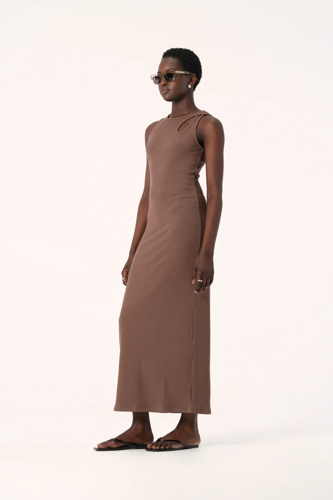 Elka Collective - Liguria Dress (Cocoa) - Image 2