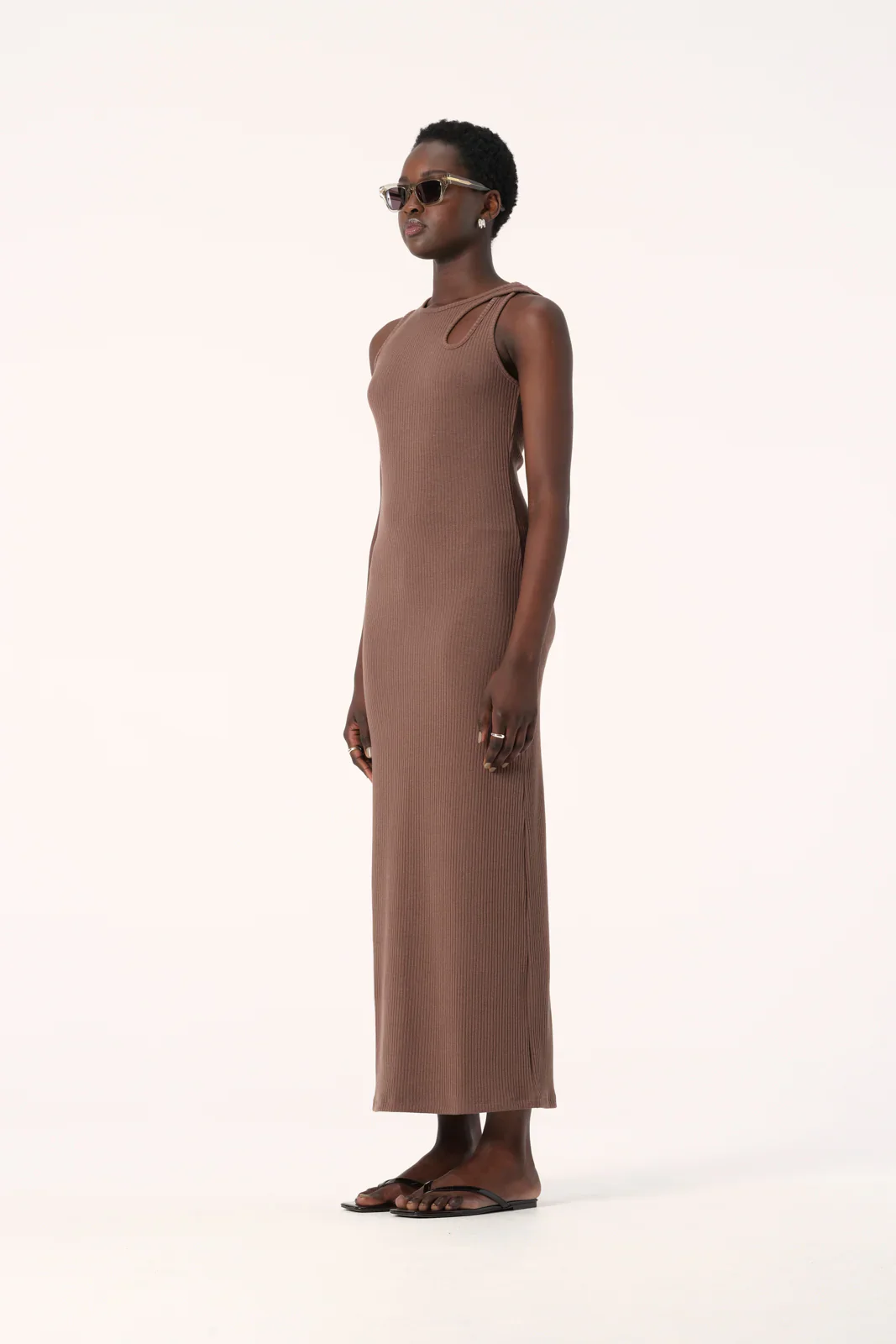 Elka Collective - Liguria Dress (Cocoa) - Image 3