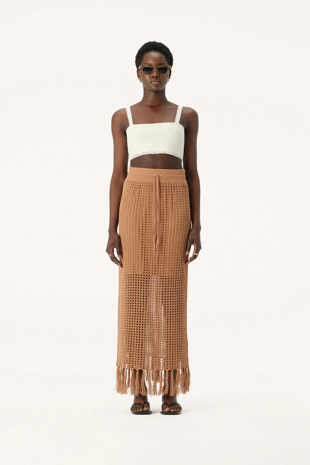 Elka Collective - Martinez Knit Skirt (Camel)