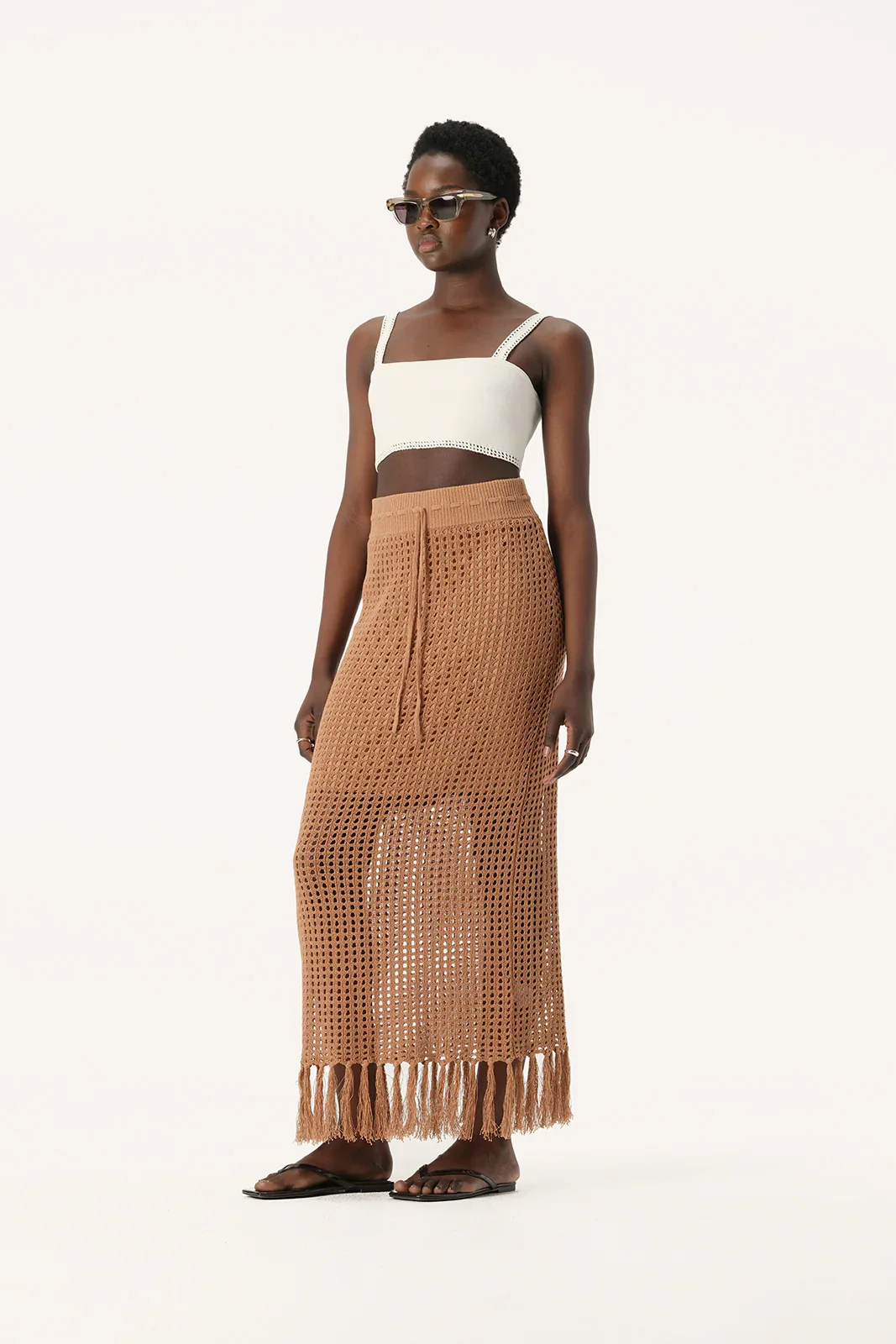 Elka Collective - Martinez Knit Skirt (Camel) - Image 2